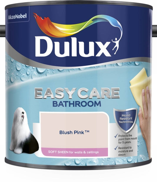 Dulux Easycare Bathroom Soft Sheen 2.5L Blush Pink