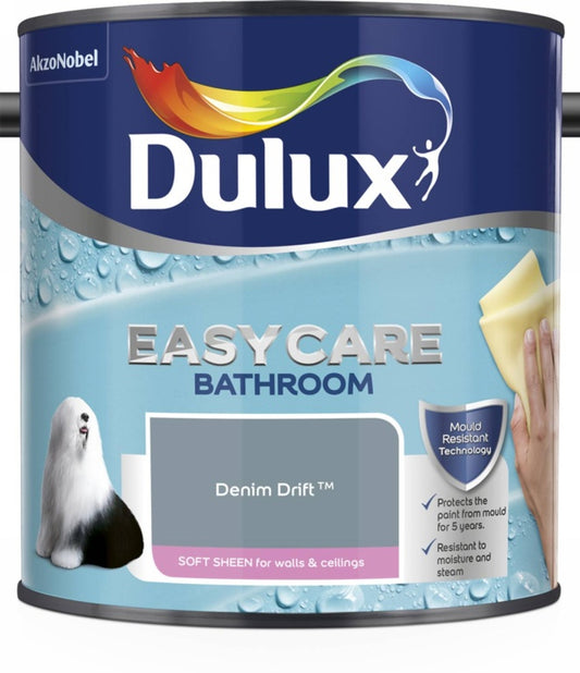 Dulux Easycare Bathroom Soft Sheen 2.5L Denim Drift