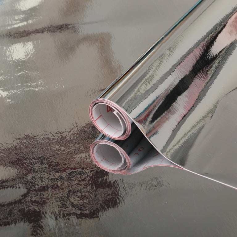 d-c-fix® Self Adhesive Film Glossy Silver 45cm x 1.5m
