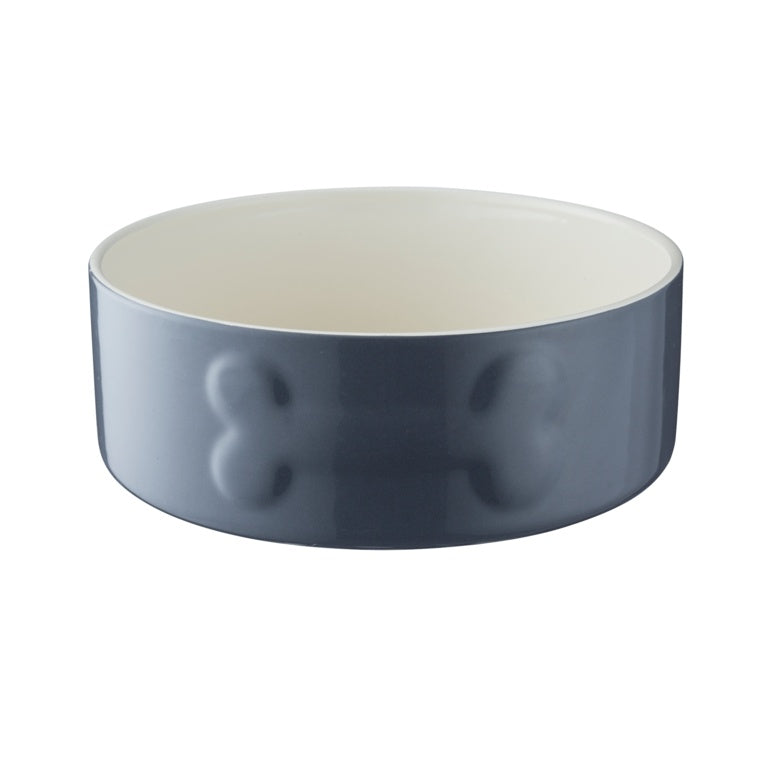 Mason Cash Colour Mix Dog Bowl 20cm Grey