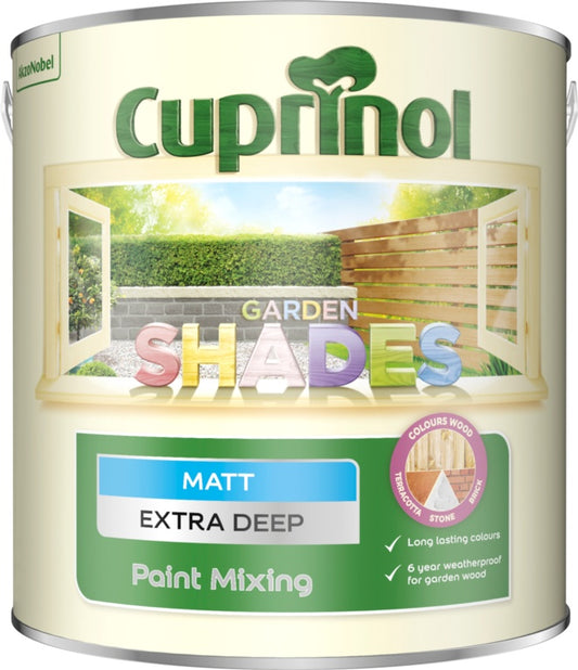Cuprinol Garden Shades Extra Deep Matt Paint Mixing 1L