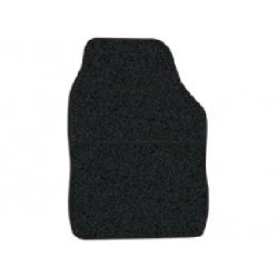 Streetwize Velour Carpet Mat Sets with Binding 4 Piece Black/Black