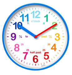 Acctim Wickford Kids Time Teach Clock 20cm White