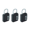 Securit Resettable Code Lock 3 Pack 35mm Black