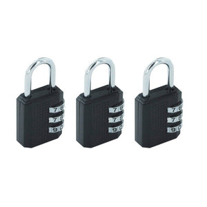 Securit Resettable Code Lock 3 Pack 35mm Black