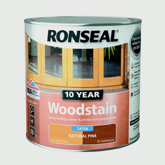 Ronseal 10 Year Woodstain Satin 2.5L Natural Pine
