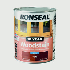 Ronseal 10 Year Woodstain Satin 750ml Oak