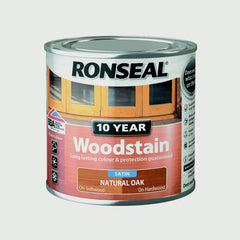 Ronseal 10 Year Woodstain Satin 750ml Walnut