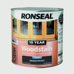 Ronseal 10 Year Woodstain Satin 2.5L Dark Oak