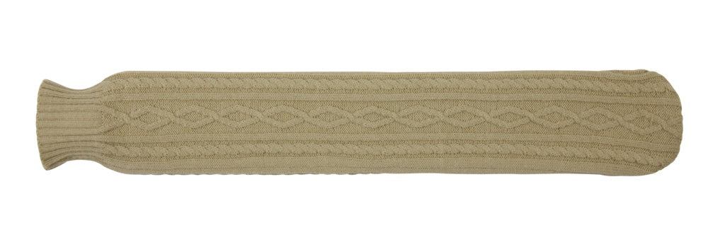 Hearth & Home 2L Long Hot Water Bottle Knitted