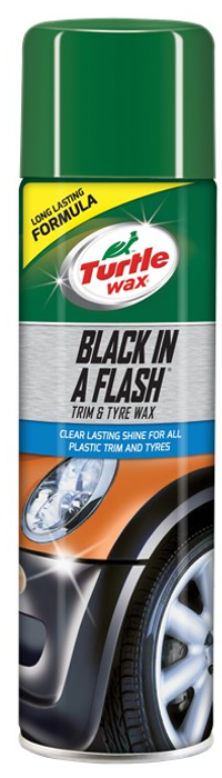 Turtle Wax Black In A Flash 500ml Aerosol