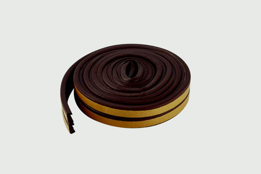 Woodside EPDM E Rubber Strip 5m Brown