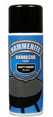 Hammerite Barbecue Paint 400ml Aerosol Matt Black