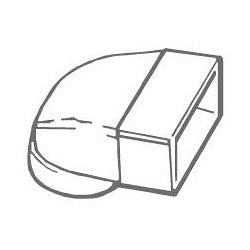 Manrose Elbow Female Round Connector 4"/100mm/110x54mm