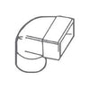 Manrose Elbow Male Connector 100mm