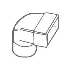 Manrose Elbow Male Connector 100mm