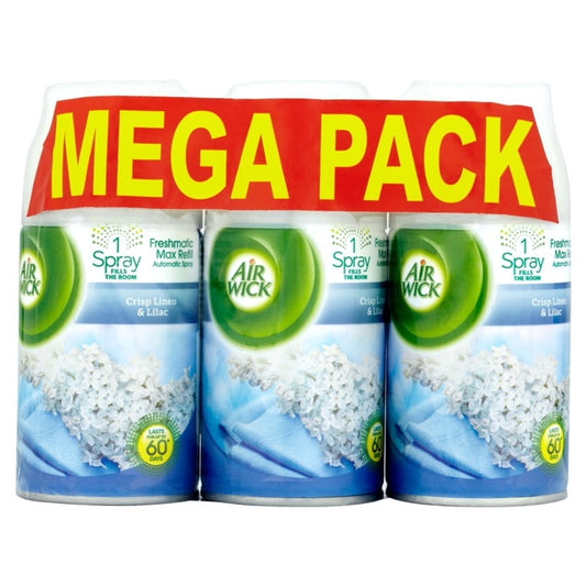 Airwick Max Freshmatic Triple Refill Linen