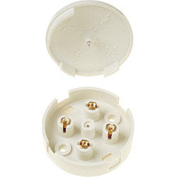 Securlec 4 Terminal Junction Box White 20A 80mm