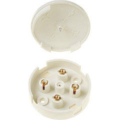 Securlec 4 Terminal Junction Box White 20A 80mm