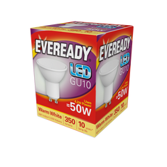Eveready LED GU10 5W 345lm Warm White 3000k