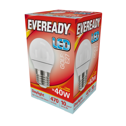 Eveready LED Golf 6w 470lm Warm White 3000k E27