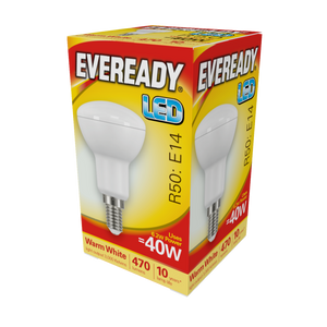 Eveready LED R50 6.2W 470lm Warm White 3000k E14