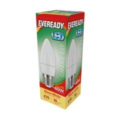 Eveready LED Candle 6W 470lm Warm White 3000k E27