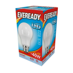 Eveready LED GLS 5.6w 480lm Daylight 6500k B22