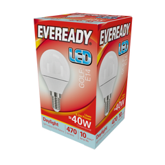 Eveready LED Golf 6w 480lm Daylight 6500k E14