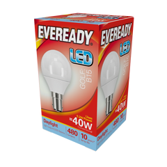 Eveready LED Golf 6w 480lm Daylight 6500k B15