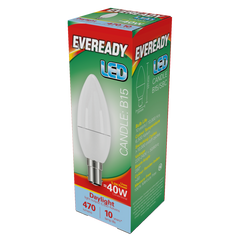 Eveready LED Candle 6W 480lm Daylight 6500k B15