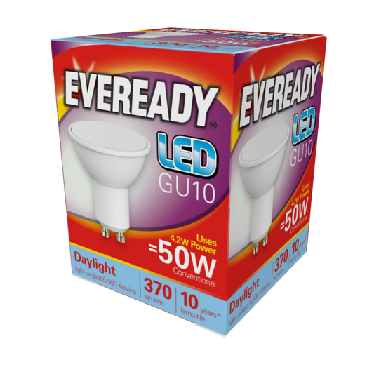 Eveready LED GU10 5W 370lm Daylight 6500k