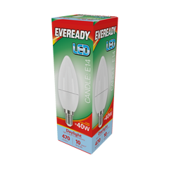 Eveready LED Candle 6W 480lm Daylight 6500k E14