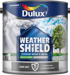 Dulux Weathershield Quick Dry Undercoat 2.5L Dark Grey