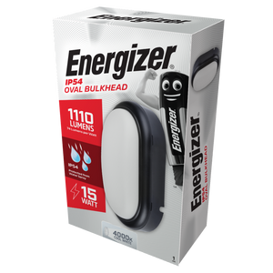 Energizer LED Oval Bulkhead IP54 15w 4000k Cool White