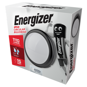 Energizer LED Round Bulkhead IP54 15w 4000k Cool White