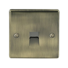 BG Telephone Socket Master Antique Brass