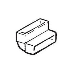Manrose Vertical Bend 90 Degree 110x54mm