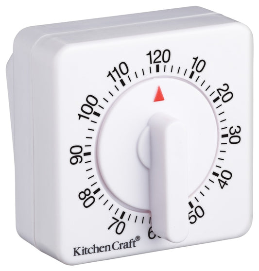 KitchenCraft Mechanical Timer 120 Minute White