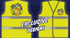 Yellowstone Hi-Vis Safety Waistcoat Kids One Size