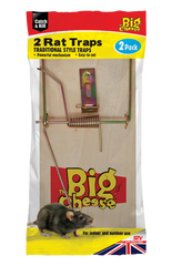 The Big Cheese Wooden Rat Trap 2 Pack
