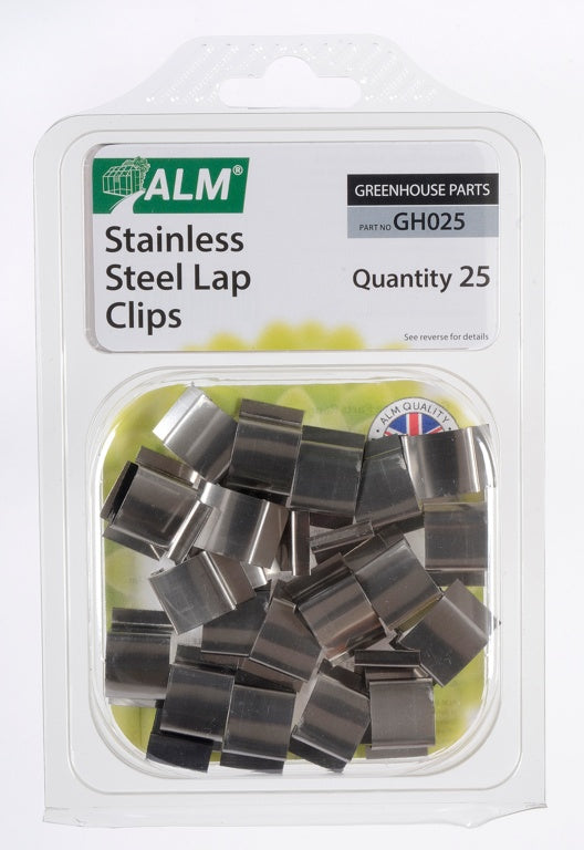 ALM Sprung Glazing Lap Clips Stainless Steel