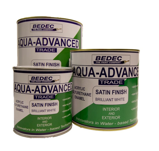 Bedec Aqua Advanced Satin 1L Brilliant White