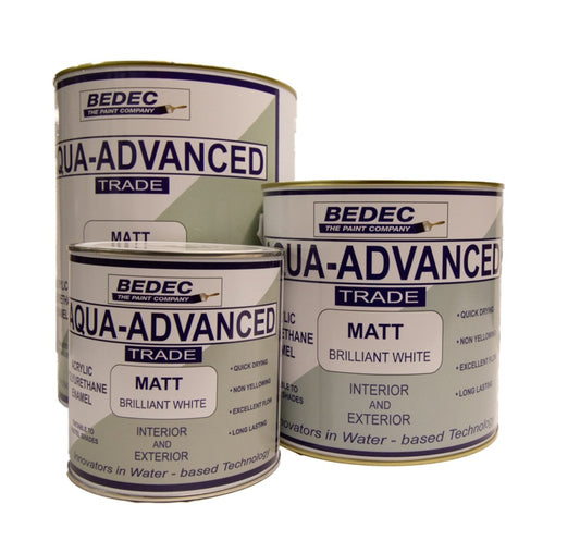 Bedec Aqua Advanced Matt 1L Brilliant White