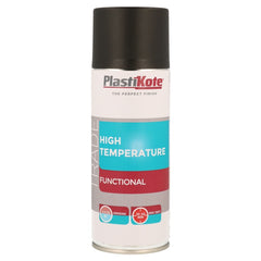 PlastiKote High Temperature Spray Paint 400ml Black