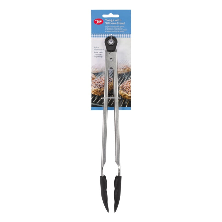 Tala Stainless Steel Tongs With Silicone Head 30.5cm