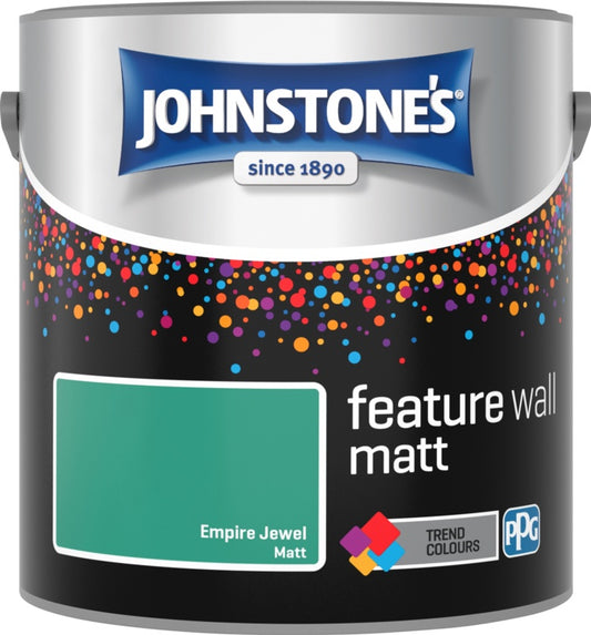 Johnstone's Feature Wall Matt 2.5L Empire Jewel