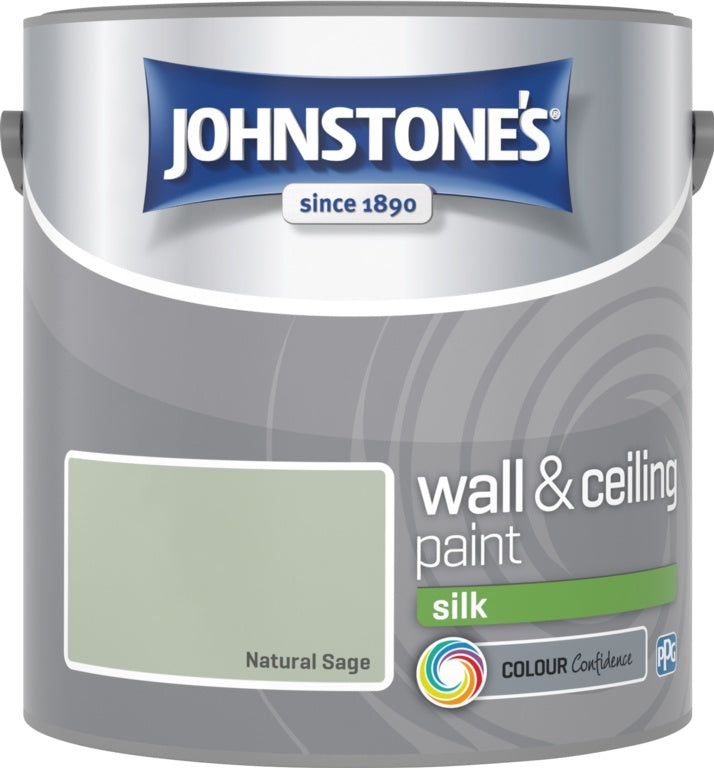 Johnstone's Wall & Ceiling Silk 2.5L Natural Sage