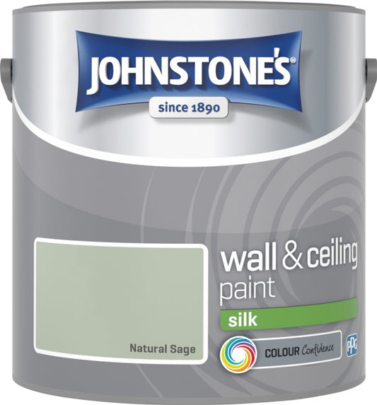 Johnstone's Wall & Ceiling Silk 2.5L Natural Sage