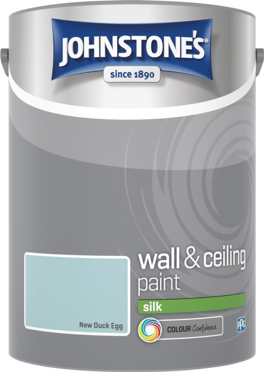 Johnstone's Wall & Ceiling Silk 5L New Duck Egg